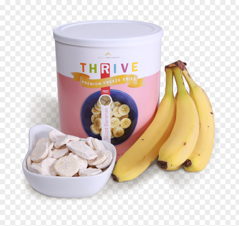 Banana Dry Baby Food Thrive Life Flavor PNG