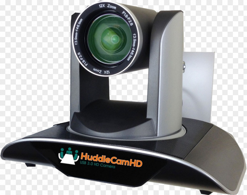 Camera Pan–tilt–zoom HuddleCamHD 3X Optics Zoom Lens PNG