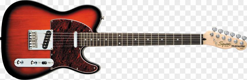 Electric Guitar Fender Telecaster Deluxe Stratocaster Squier PNG