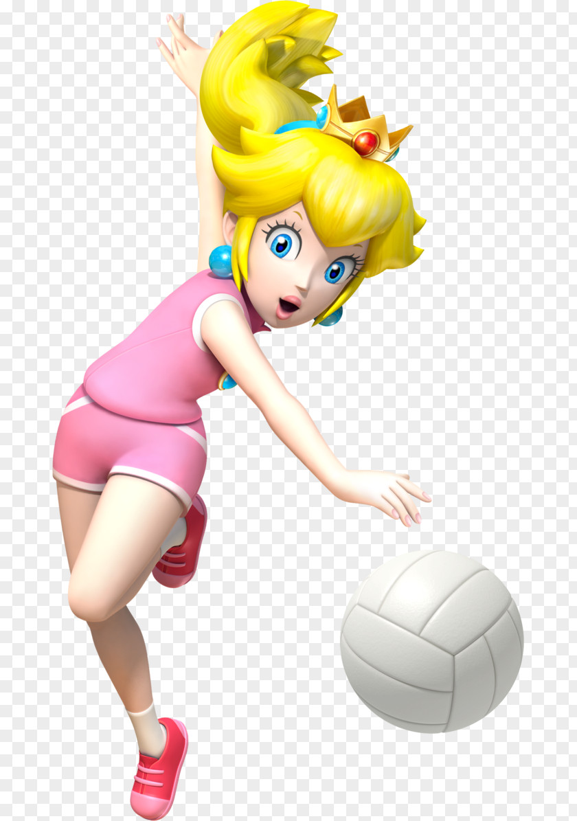 Honey Peach Mario Sports Mix Princess Wii Superstars PNG