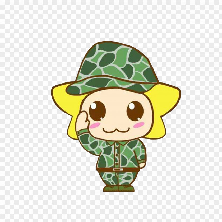 Q Military Salute Cartoon Soldier Drawing PNG