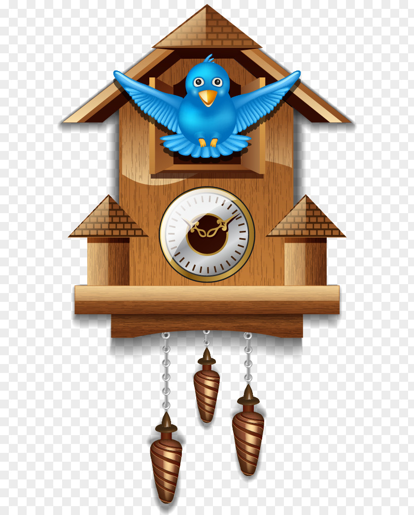 Wooden Clock Common Cuckoo Clip Art PNG