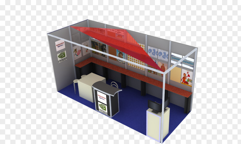 Exhibition Stall Machine PNG