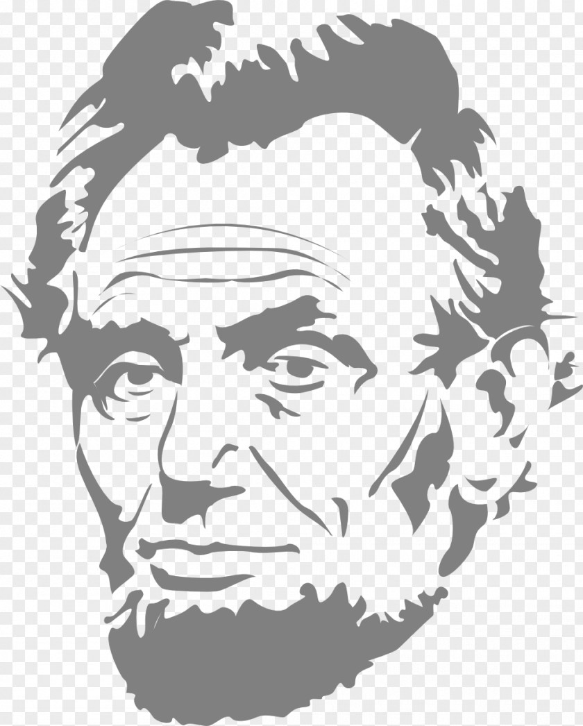 Lincoln Abraham First Reading Of The Emancipation Proclamation President Public Domain Drawing Clip Art PNG