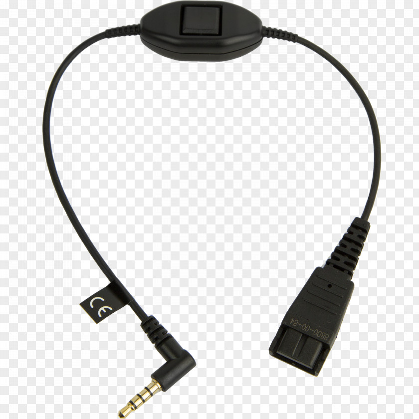 Pim Pam Plats Phone Connector Jabra GN1216 Headset Cable Adapter PNG