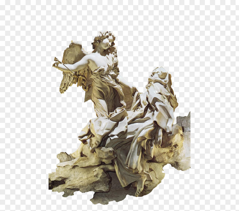 Bernini Ecstasy Of Saint Teresa Santa Maria Della Vittoria St. Peter's Baldachin Aeneas, Anchises And Ascanius Sculpture PNG