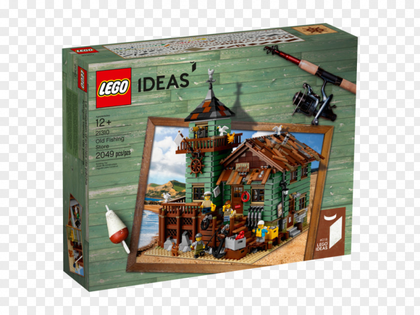 Old Store Lego Ideas Toy LEGO 21310 Fishing PNG