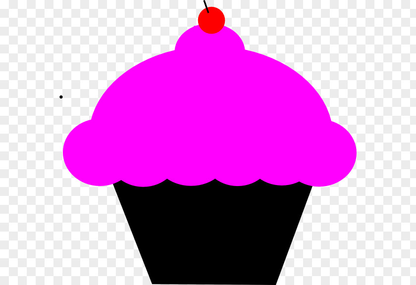 Pink Cupcake Frosting & Icing Muffin Clip Art PNG