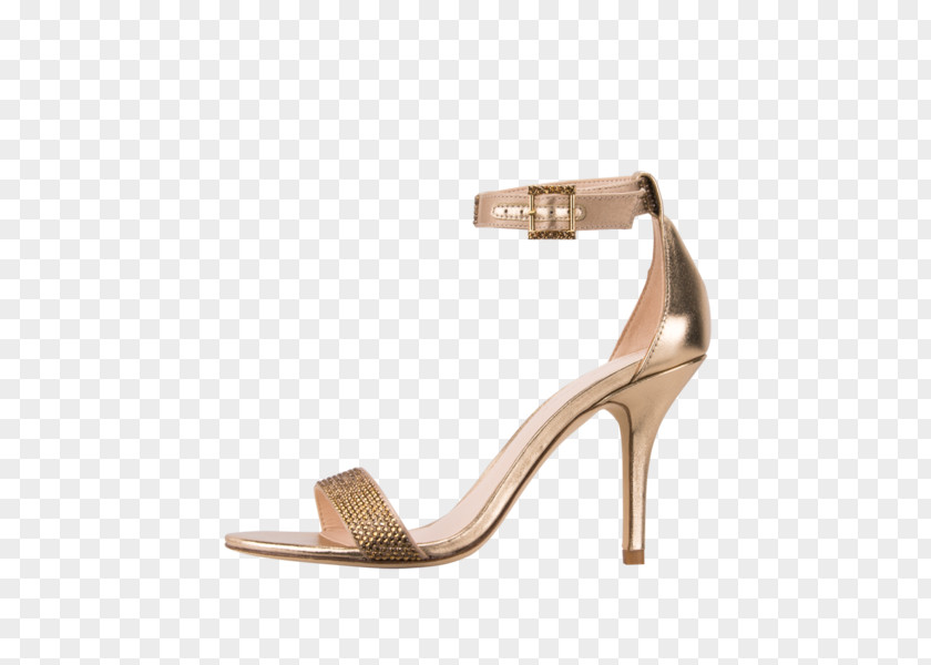 Sandal Metal Gold Suede Silver PNG