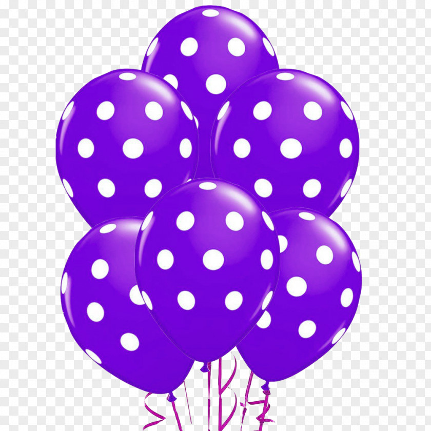 Balloon Polka Dot Balloons Latex Party PNG