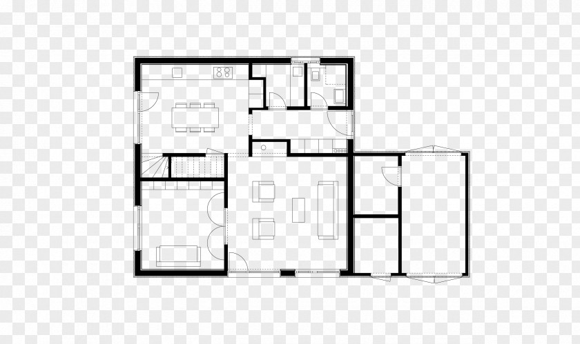 House Floor Plan Architecture Furniture PNG