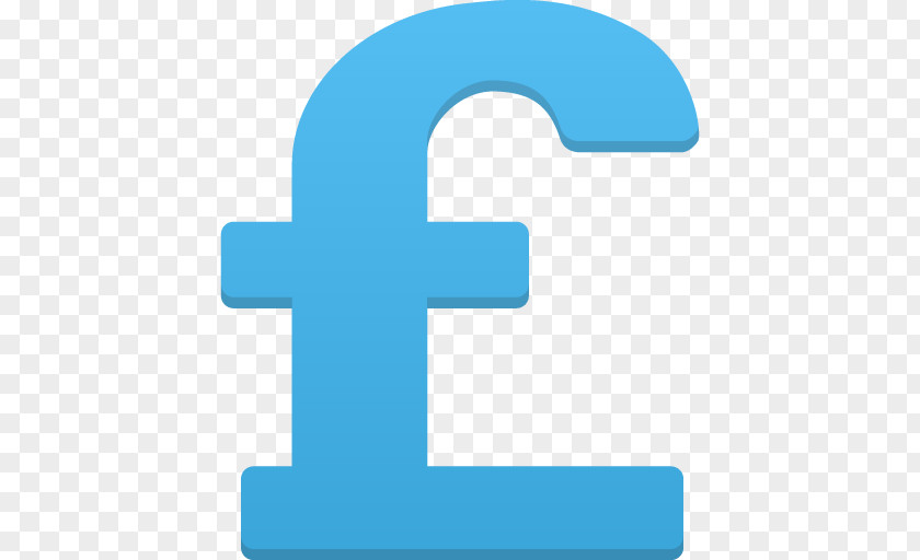 Pound Blue Angle Text Symbol PNG