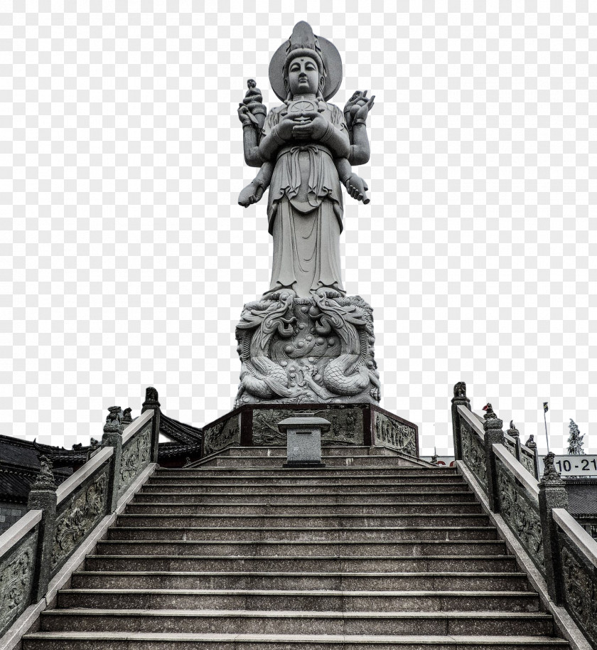Statue Buddhism Architecture Religion Sculpture PNG