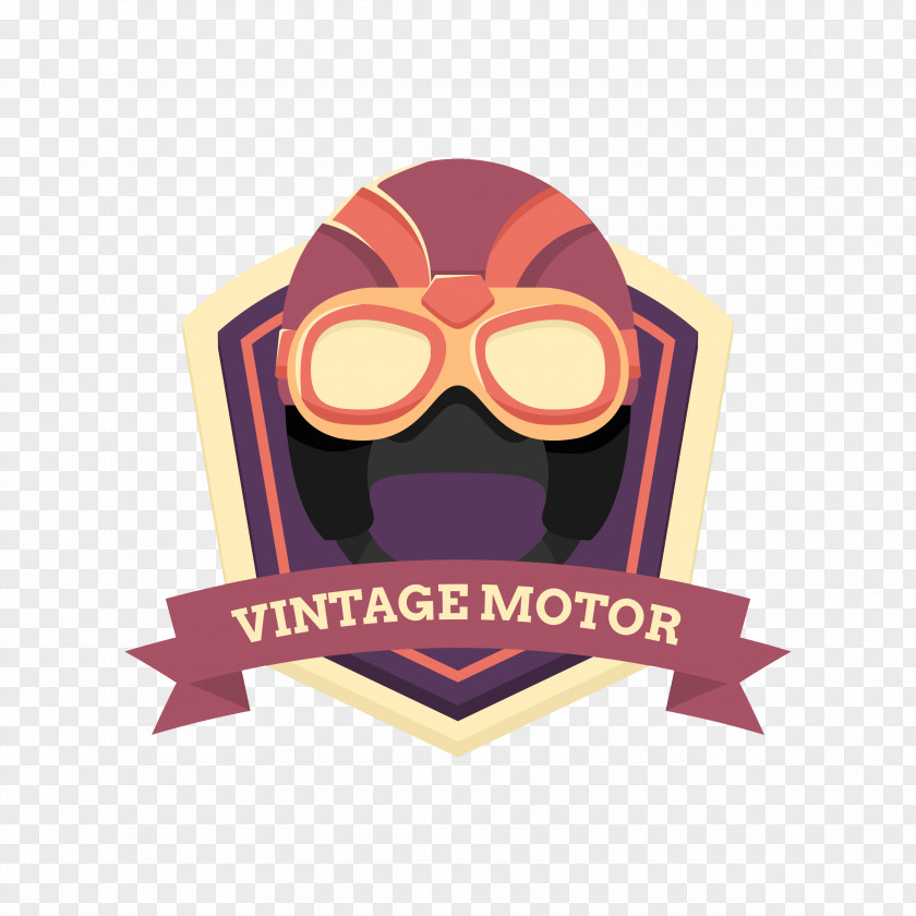 Vintage Motorcycle Helmet Euclidean Vector PNG