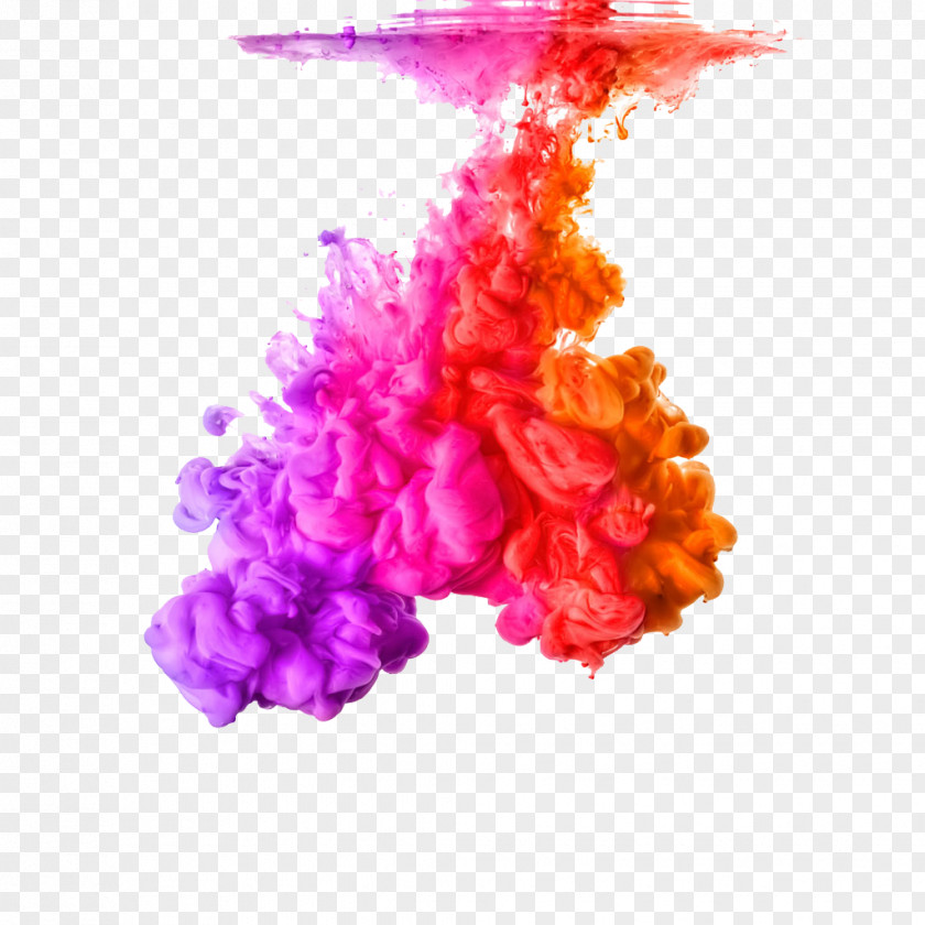 Water Shen Mo Acrylic Paint Color Ink Stock Photography Rainbow PNG
