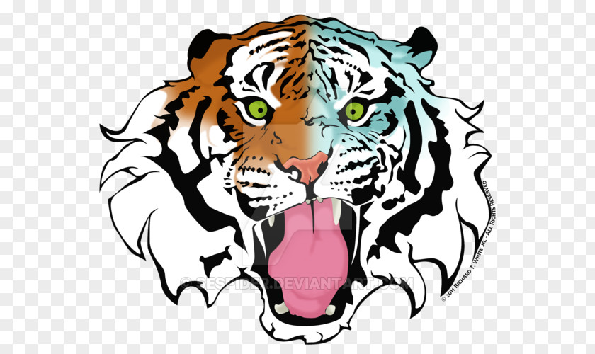 Watercolor Tiger Art 3D Modeling BlendSwap Blender PNG