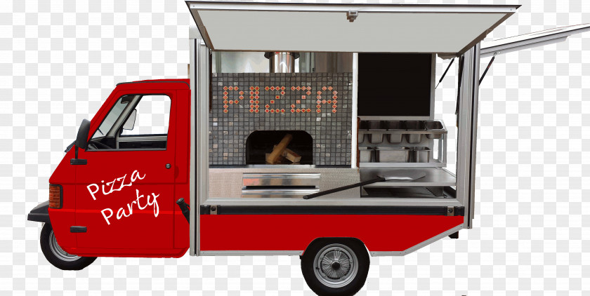 Ape Piaggio Pizza Street Food Oven PNG