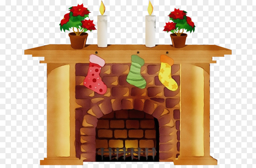 Arch Table Christmas Stocking Cartoon PNG