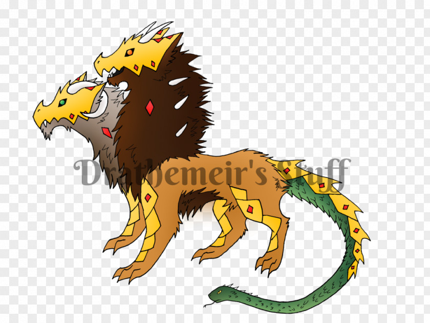 Lion Horse Dragon PNG