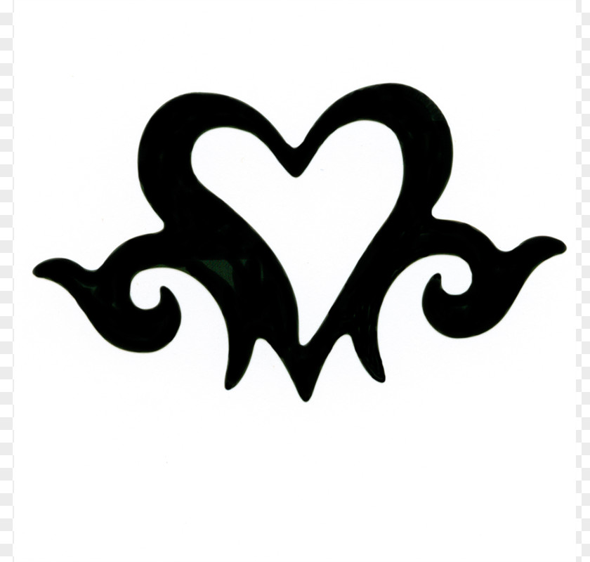 Swirly Heart Tattoo Sun Tanning Sunless Indoor Sticker PNG