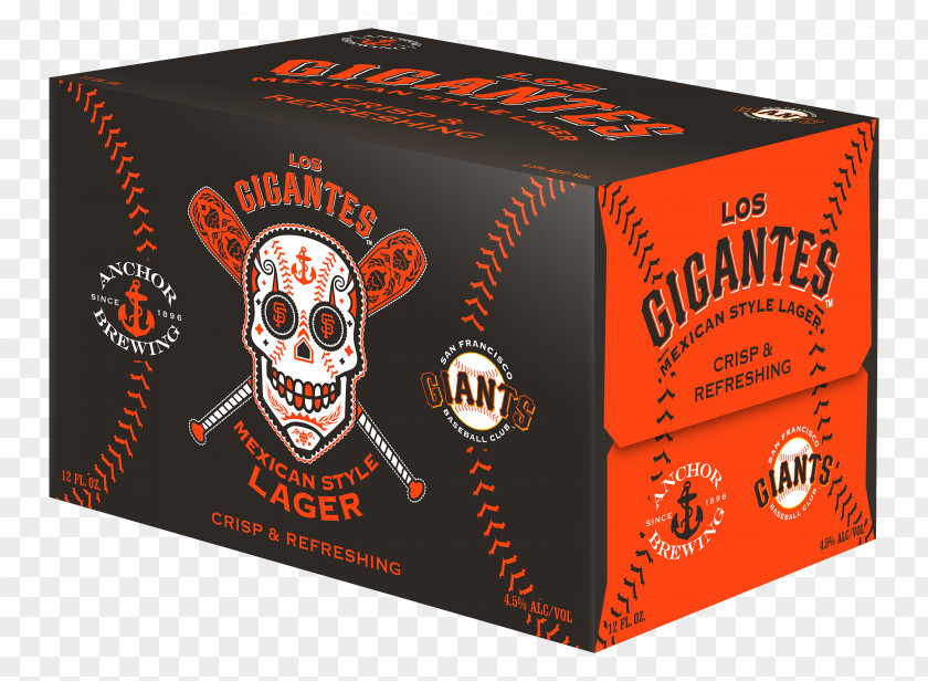 Beer Anchor Brewing Company San Francisco Giants Lager Steam PNG