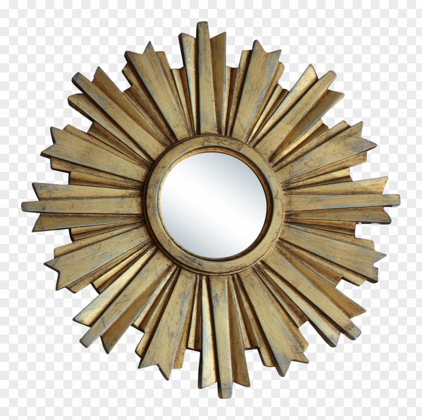 Mirror Sunburst Gold Worlds Away Goya Starburst Design PNG