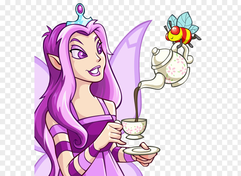 Neopets Faeries Flower Clip Art PNG