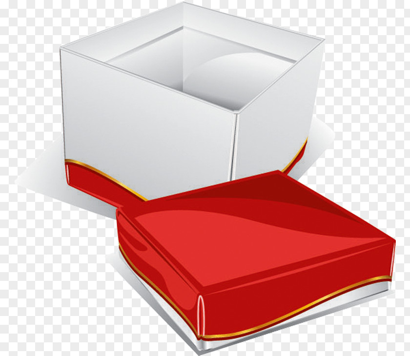 Office Supplies Rectangle Christmas Gift Box PNG