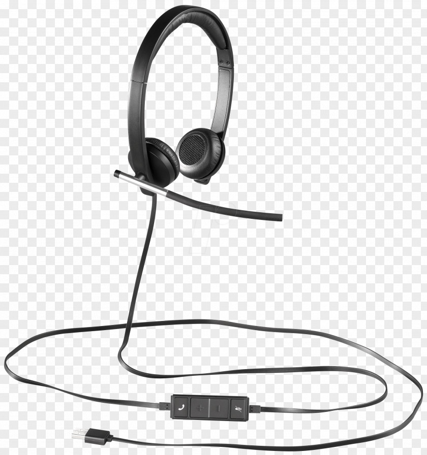 Stereo Headphones Microphone Logitech Headset Active Noise Control PNG