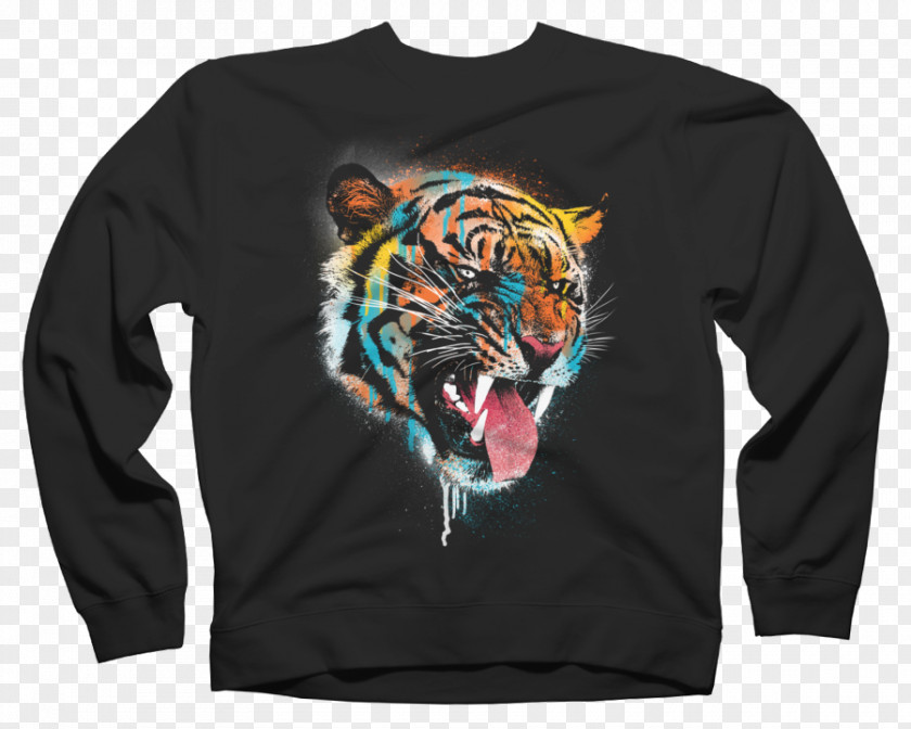 Tiger Paper Drawing T-shirt Painting PNG