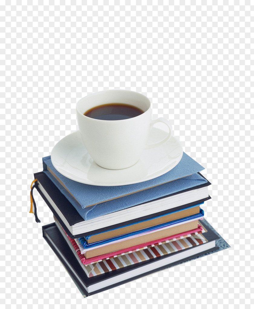 Coffee And Book Cup PNG
