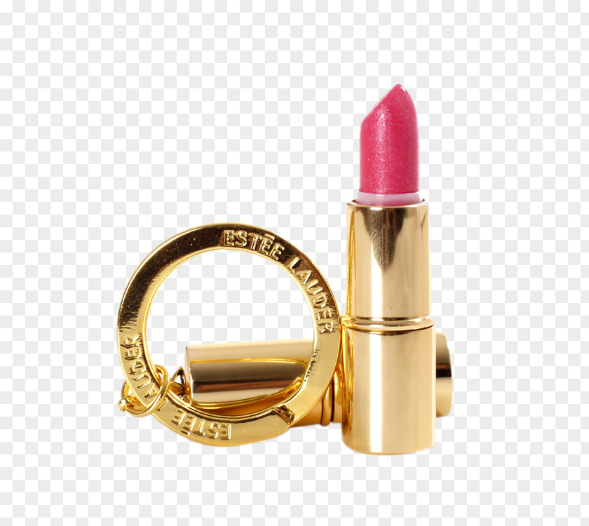 Golden Fashion Lipstick Color Make-up Red PNG