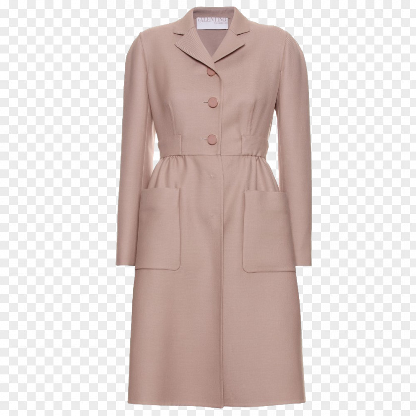 Pink Coat Winter Wear Overcoat Trench Designer Dress PNG