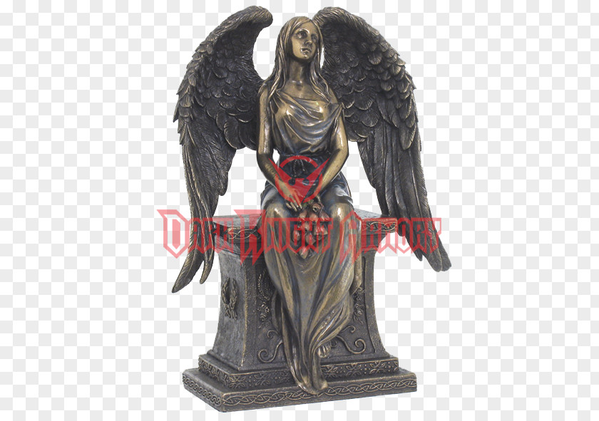 Angel Statue Archangel Gabriel Figurine PNG