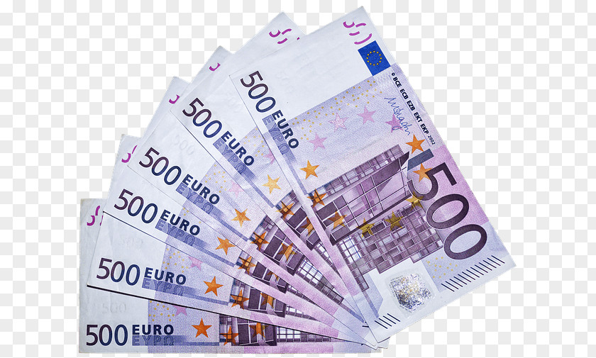 Banknote European Union 500 Euro Note Money PNG