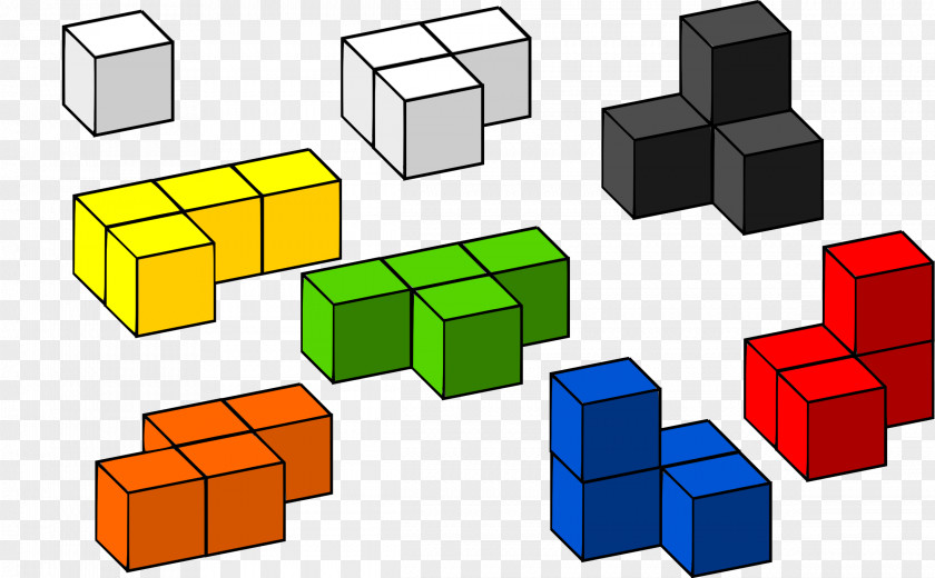 Building Blocks 3D Tetris PNG