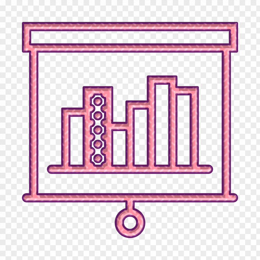 Business Icon Presentation Chart PNG