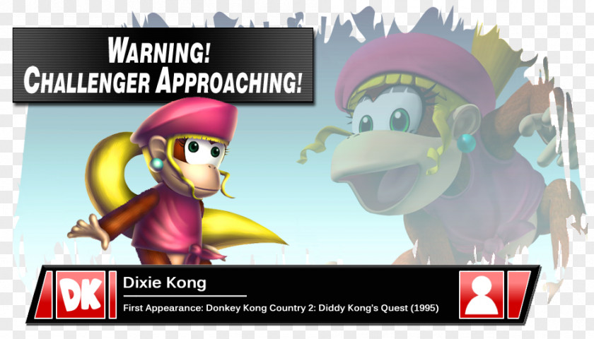 Dixie Kong And Diddy Donkey Country 3: Kong's Double Trouble! Super Smash Bros. For Nintendo 3DS Wii U Brawl Melee PNG