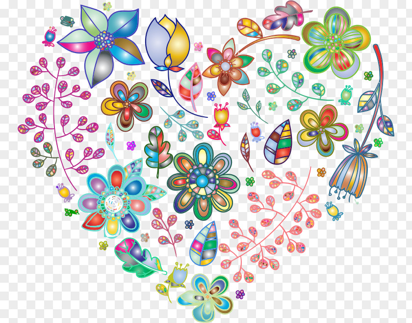 Floral Background Flower Desktop Wallpaper Heart Clip Art PNG