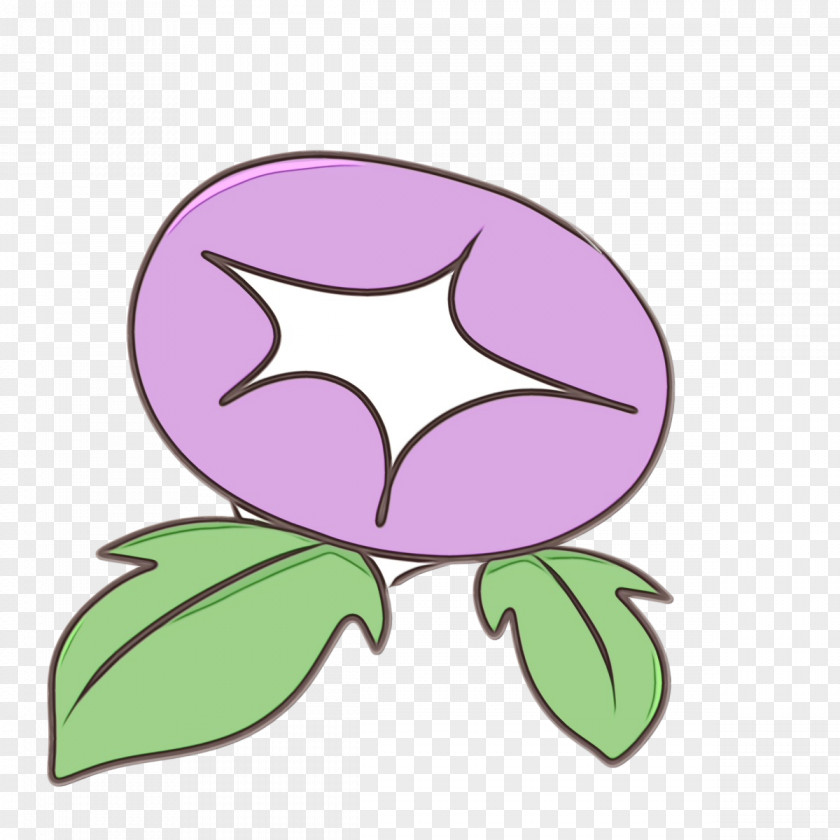 Leaf Flower Cartoon Green M-tree PNG