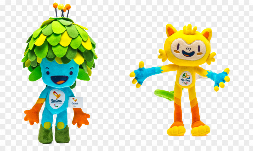Rio Olympic Mascot Plush Toys 2016 Summer Paralympics Olympics De Janeiro 2024 Olympiad PNG