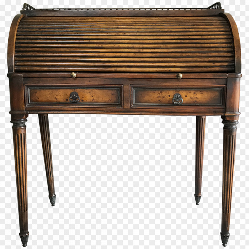 Rolltop Desk Table Antique PNG