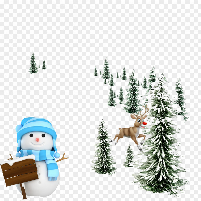 Creative Winter Snowman Royalty-free Photography PNG