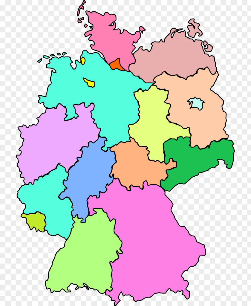 Germany States Of Bavaria Mapa Polityczna Flag Hamburg PNG