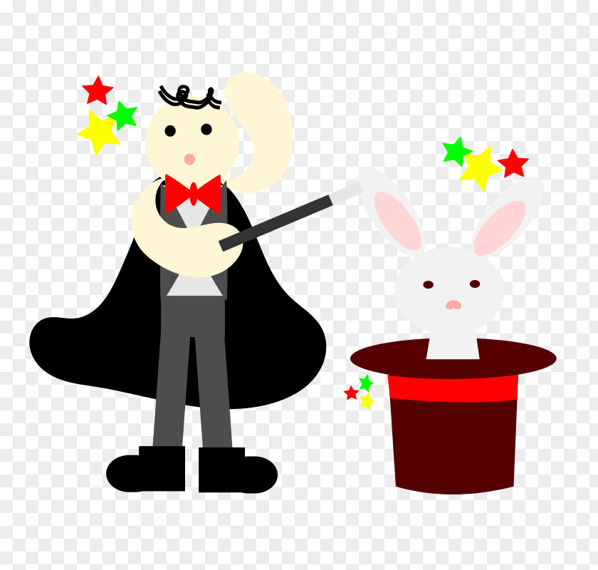 Magician Picture Top Hat Rabbit Clip Art PNG