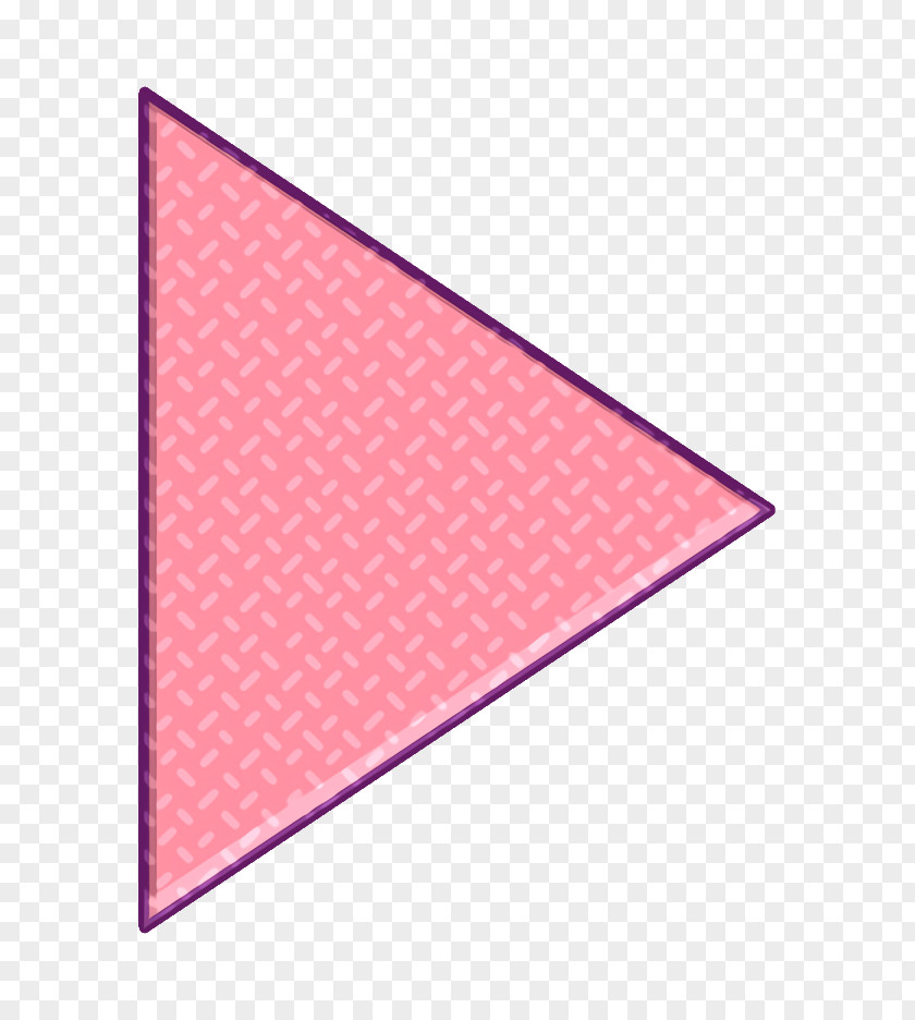 Paper Triangle Right Icon PNG