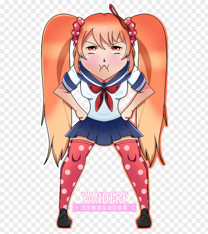 Yandere Simulator Tsundere Character Drawing PNG