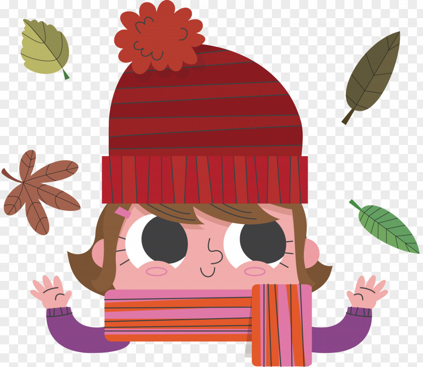 Happy Children In Autumn! Autumn Leaves Paper Leaf PNG