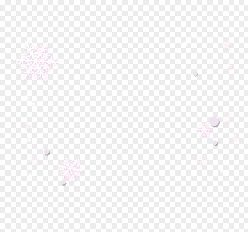 Snowflake Floating Pure White Background Winter Light Pattern PNG