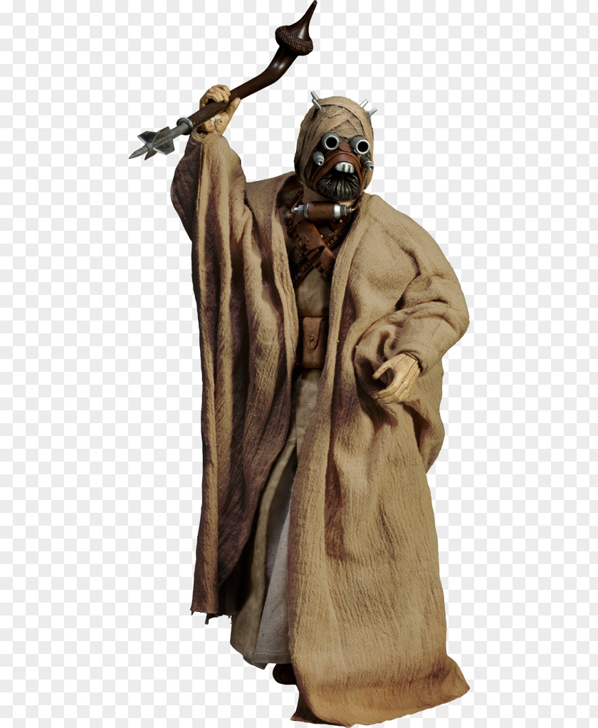 Star Wars Anakin Skywalker Tusken Raiders Sideshow Collectibles Tatooine PNG